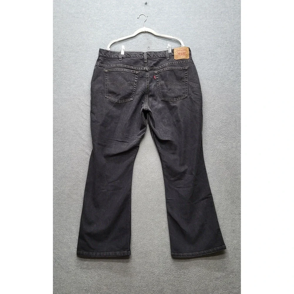 VINTAGE‎ Levi's 515 Women Jeans 20 M Black Denim Low Rise Bootcut 30